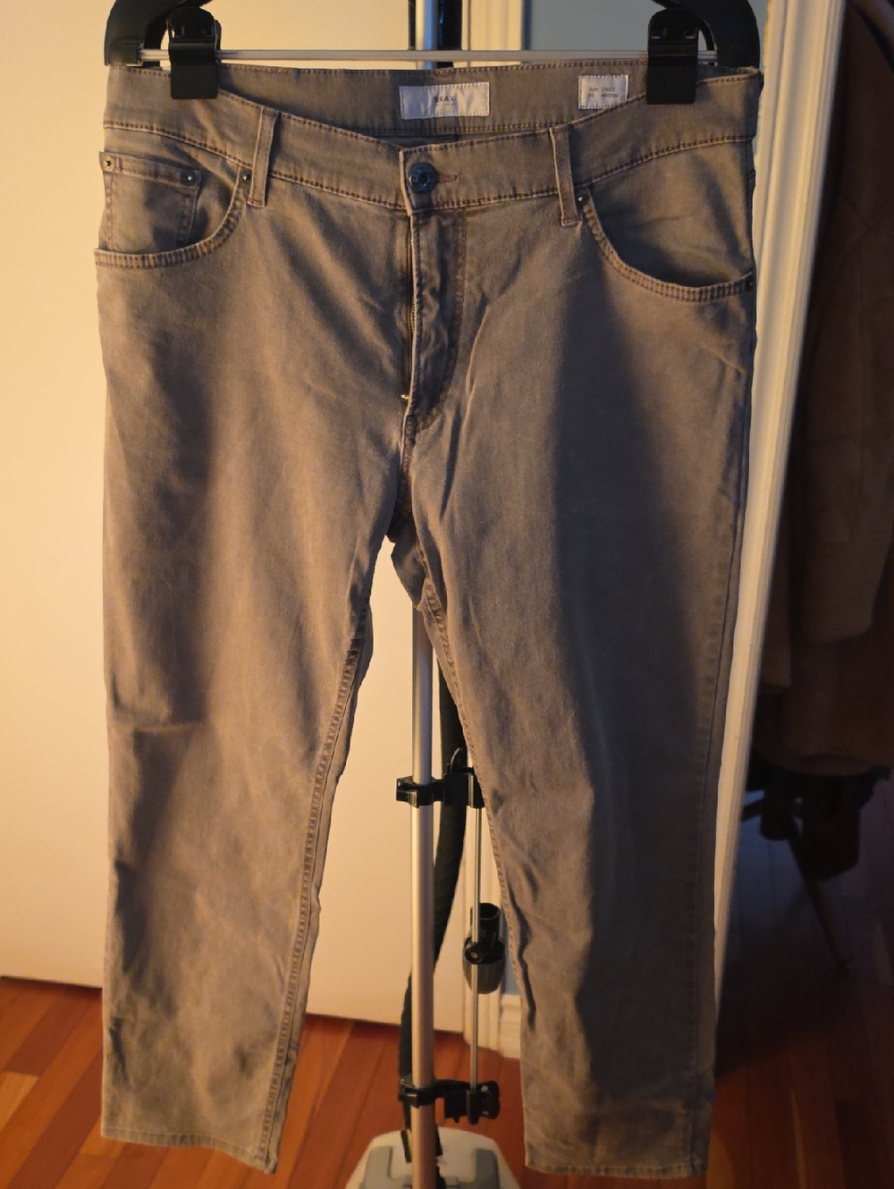 Brax High-Flex Slim Straight Men's Jeans - Gray